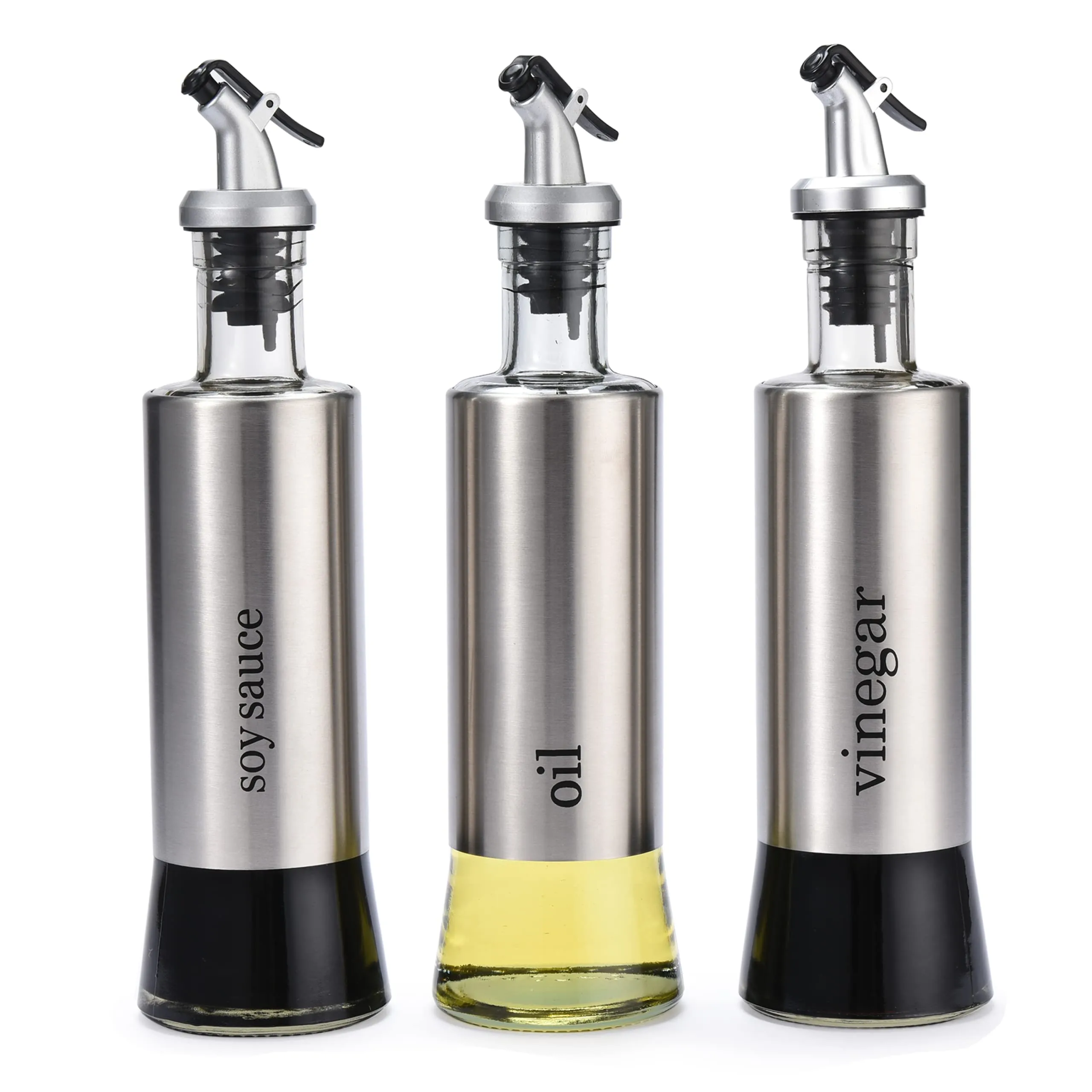 Kitchen Oil Dispenser - Olive Oil Dispenser Spout - Stainless Steel Cooking Oil