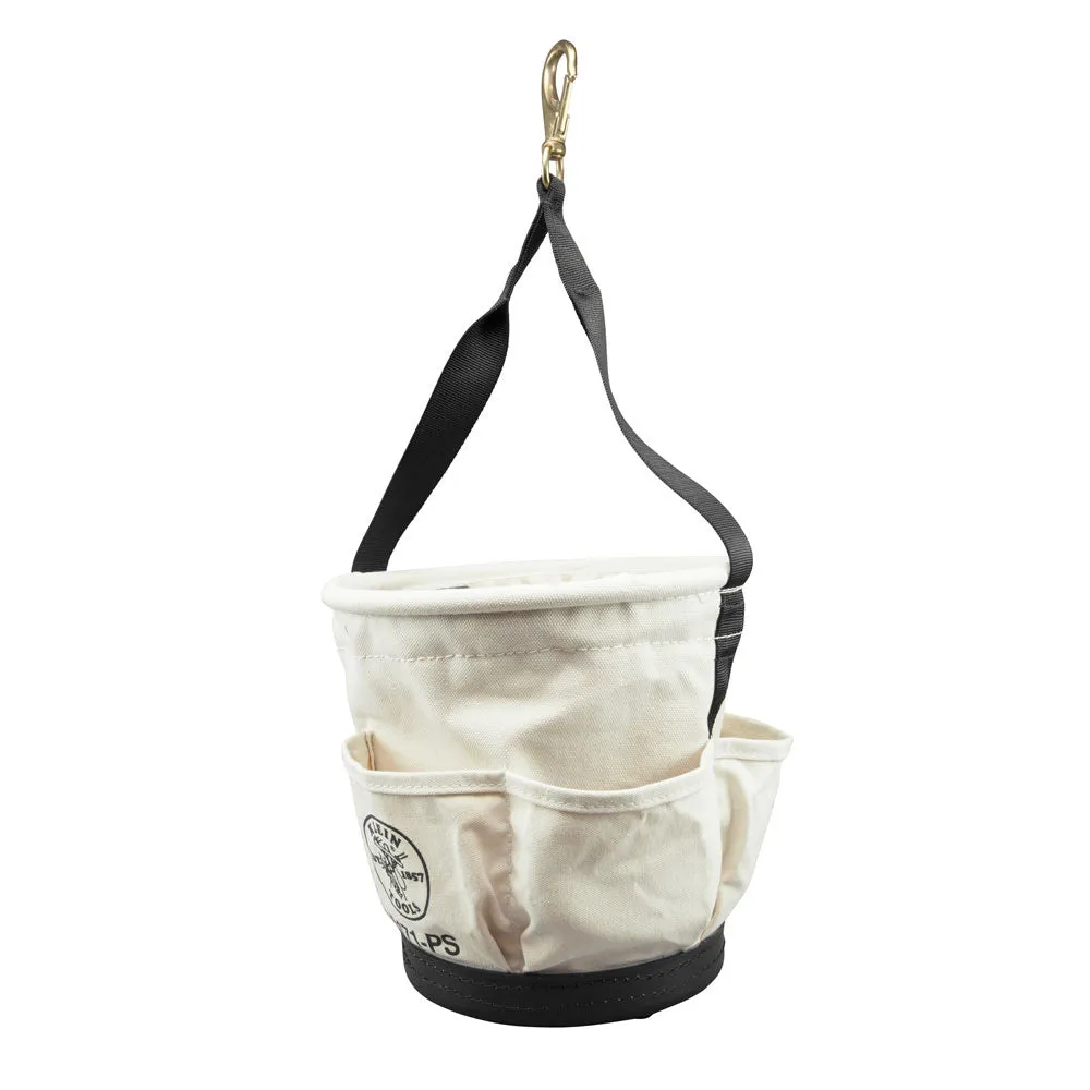 Klein Tools 5171PS Heavy-Duty Tapered Wall Bucket 4 Pockets