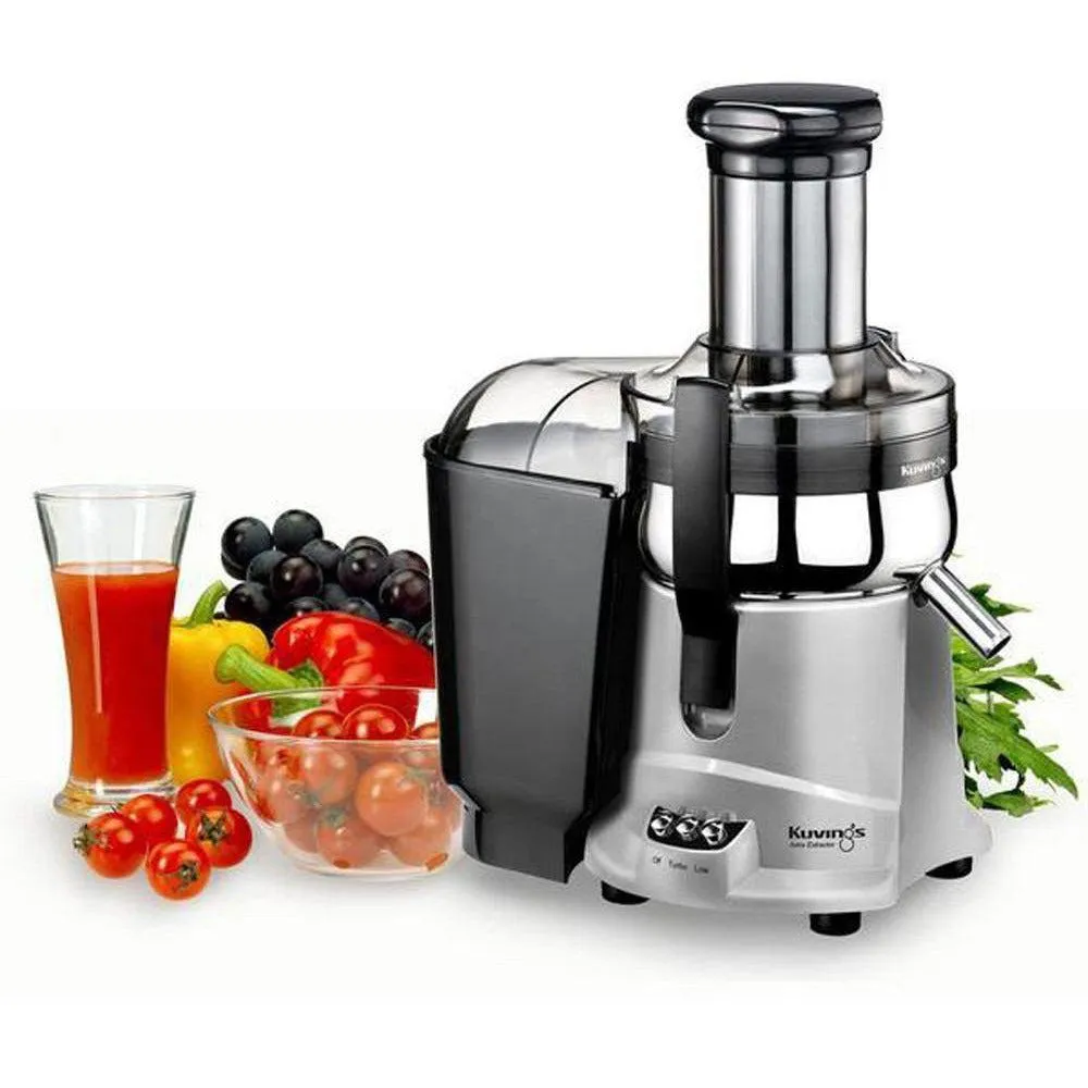 Kuvings NJ-9500U Centrifugal Juicer, Silver or Black