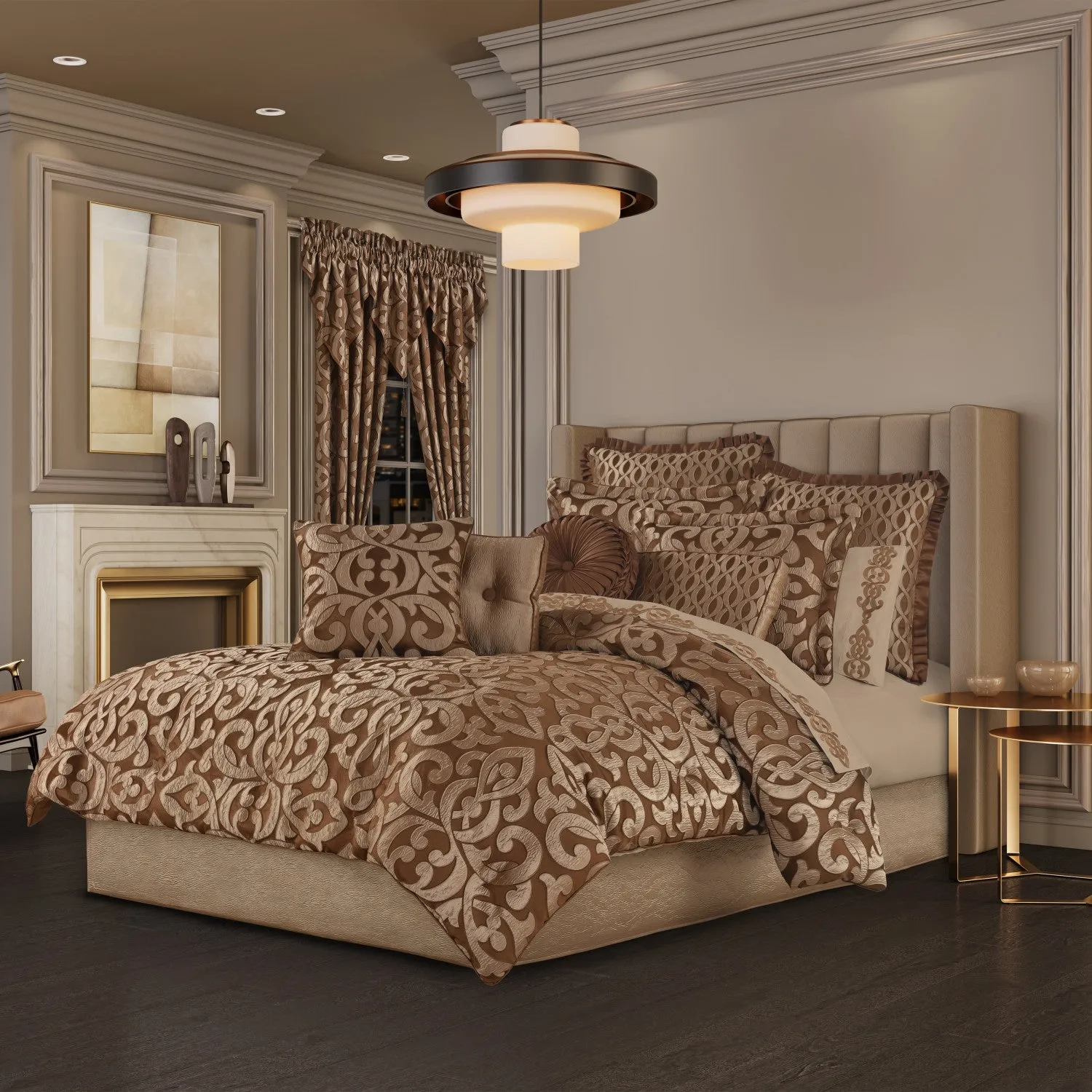 La Boheme Copper Comforter Set