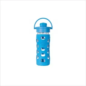 Lifefactory 12oz Flip Cap Glass Bottle in Ocean