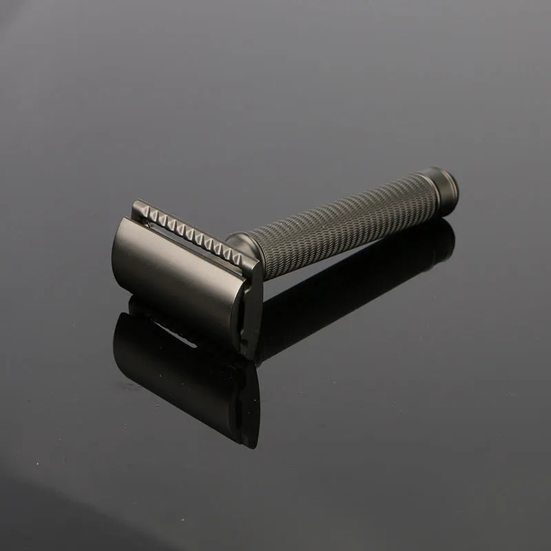 Long-lasting manual shaver with 10 pieces double-sided blades