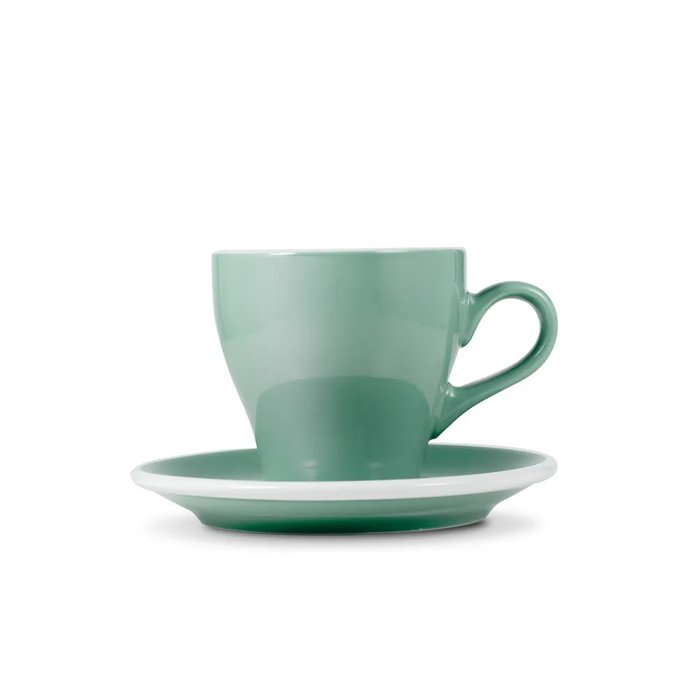 Loveramics Tulip Style Latte Cup & Saucer - Mint (9.5oz/280ml)