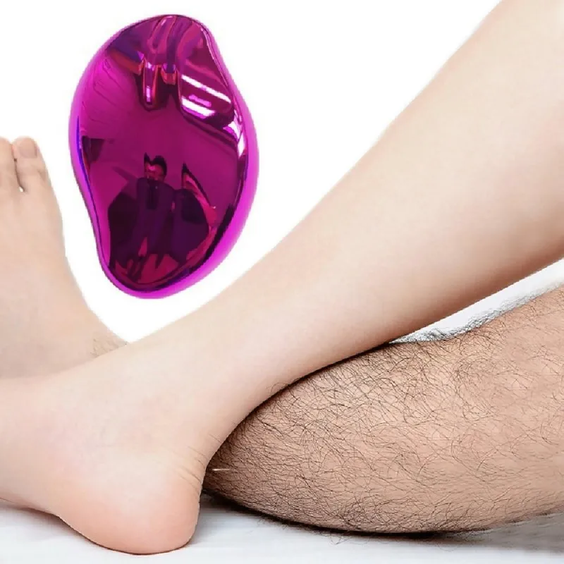 Manual Shaver Nano Gentle Epilator Foot Peeler, Color: Rose Red