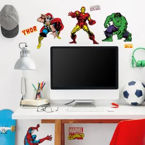 MARVEL CLASSICS PEEL AND STICK WALL DECALS