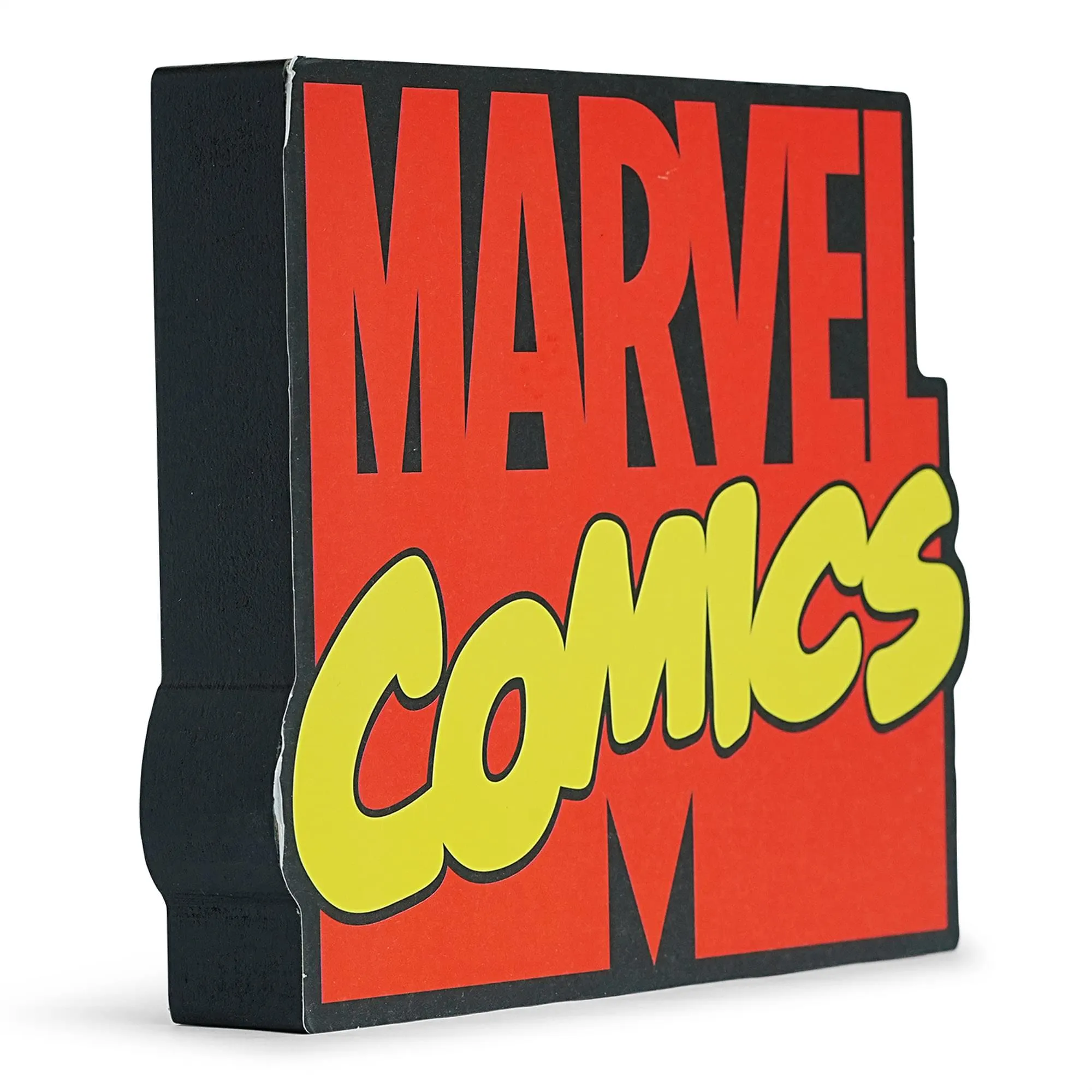 Marvel Comics Logo Die-Cut Wooden Wall Art Sign