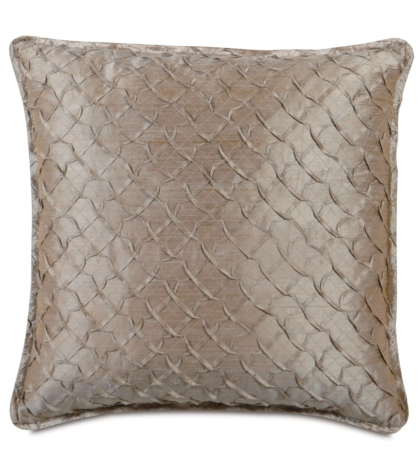 Micaela 100% Silk Throw Pillow Cover 27x27