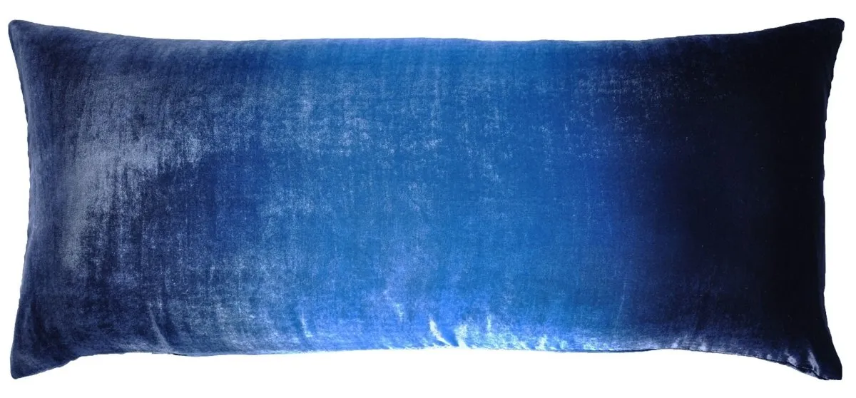 Midnight Ombre Velvet Pillows by Kevin O’Brien Studio