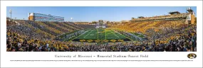 Missouri Tigers "Homecoming Stripes" Faurot Field Panoramic Poster Print - Blakeway