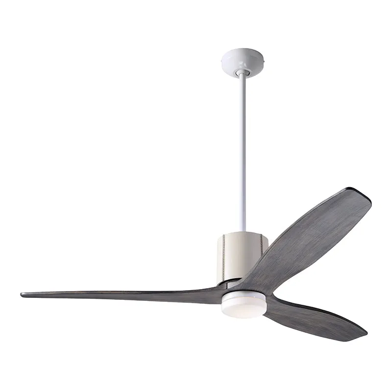 Modern Fan LeatherLuxe DC 54" Ceiling Fan with LED Light Kit