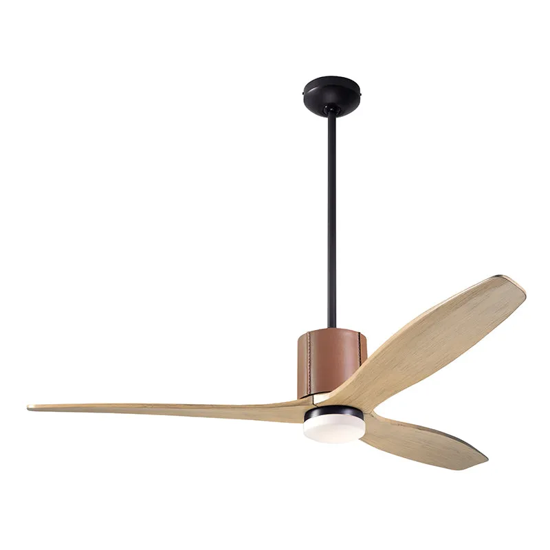 Modern Fan LeatherLuxe DC 54" Ceiling Fan with LED Light Kit