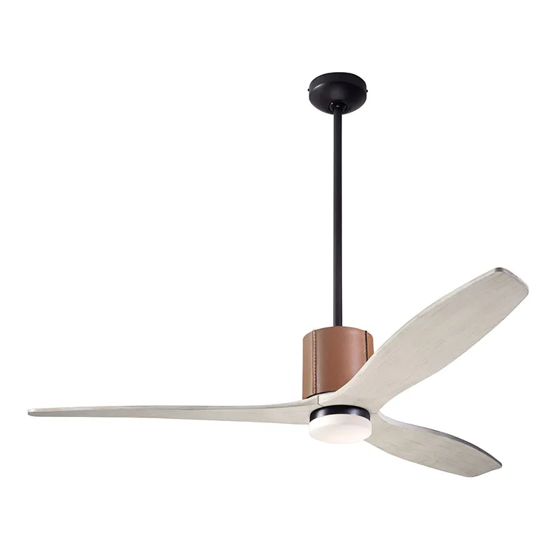 Modern Fan LeatherLuxe DC 54" Ceiling Fan with LED Light Kit