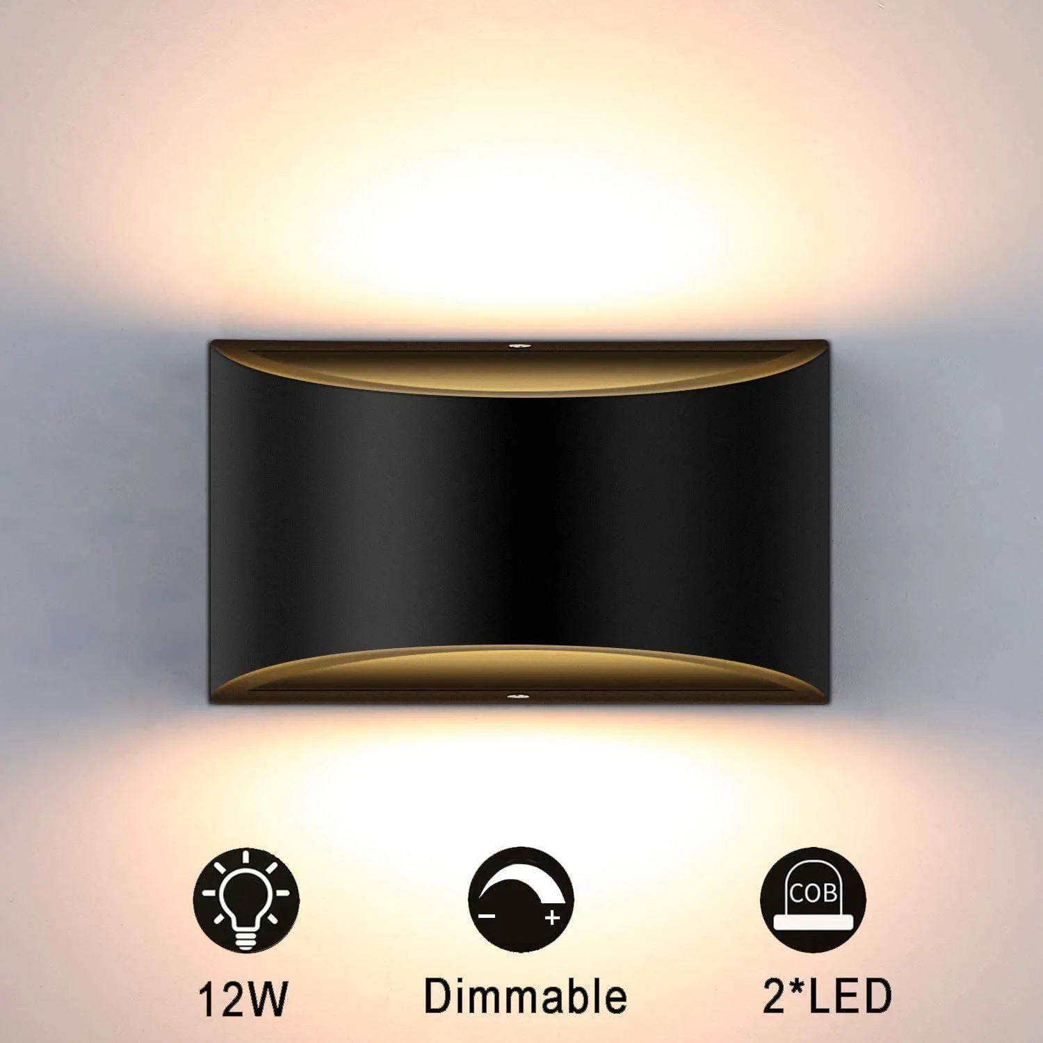 Modern LED Wall Sconce Indoor Up Down Wall