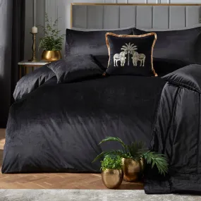 Montrose Duvet Cover Set by Laurence Llewelyn-Bowen in Black