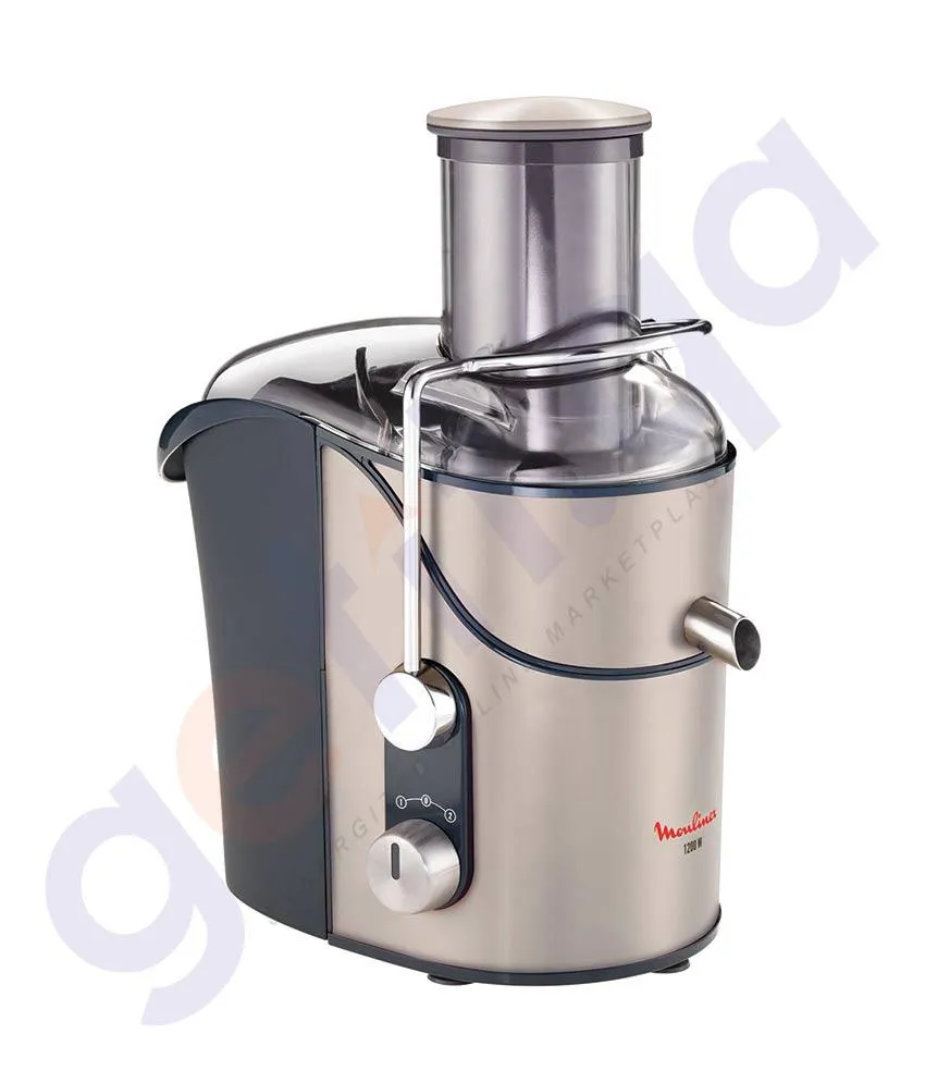 MOULINEX CENTRIFUGAL JUICE EXTRACTOR -SILVER- 1200WATTS -JU655H27