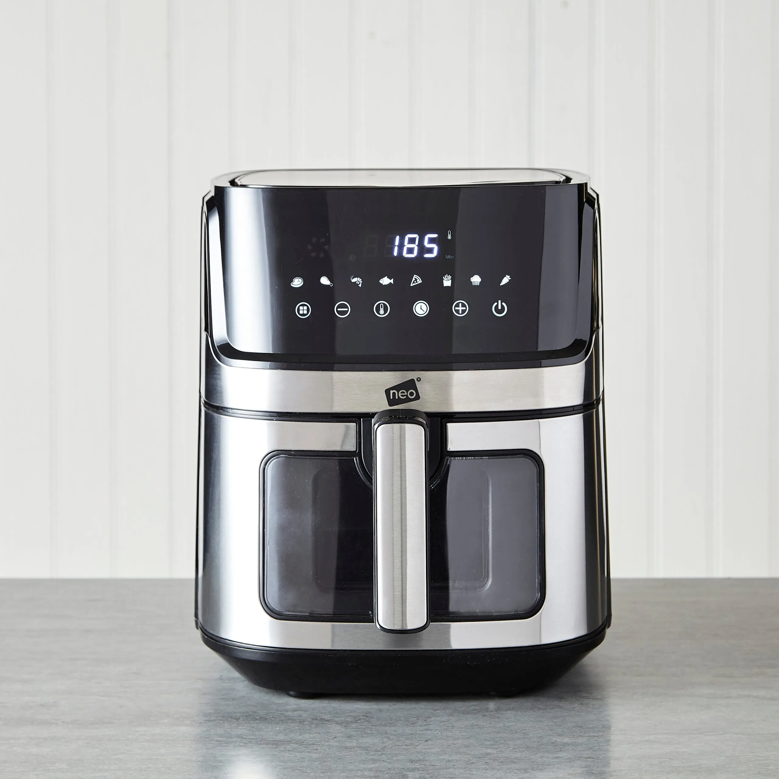 Neo Black Electric 6.5L Digital Air Fryer with Glass Viewing Window