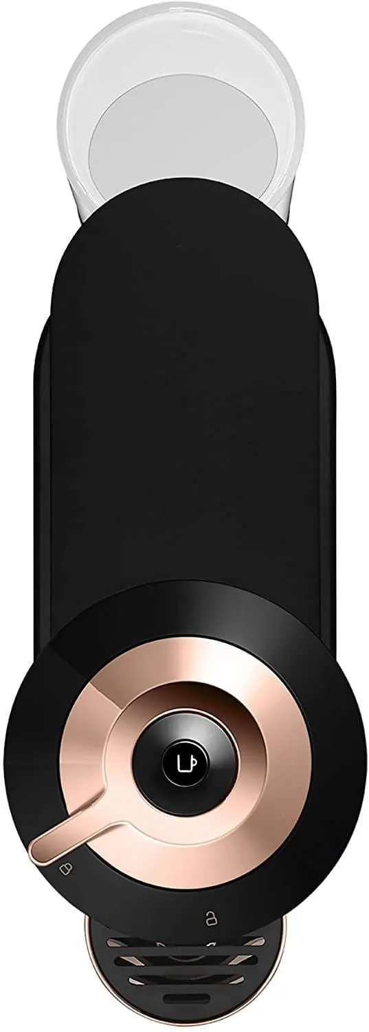 Nespresso by De'Longhi Vertuo Next Coffee and Espresso Machine (Rose Gold) brews drinks using coffee capsules, each of which includes a barcode that automatically adjusts the brewing parameters for ideal extraction - NESC-408-1030