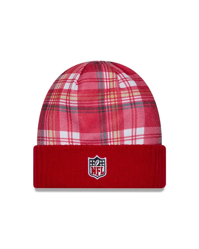 New Era Men's NFL San Francisco 49ers Sideline 24 Statement Cuffed Knit Toque