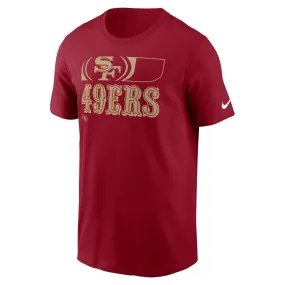 Nike Men's NFL San Francisco 49ers Cotton Logo T-Shirt