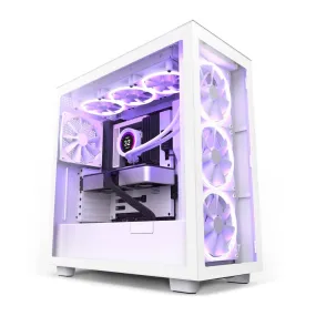 NZXT H7 ELITE MID-TOWER E-ATX CABINET WHITE