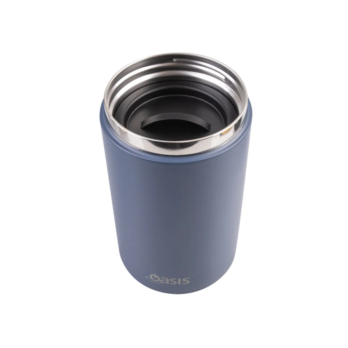 Oasis Stainless Steel Food Flask Indigo 700ml