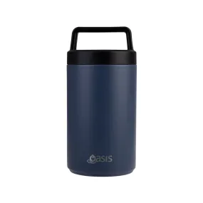 Oasis Stainless Steel Food Flask Indigo 700ml