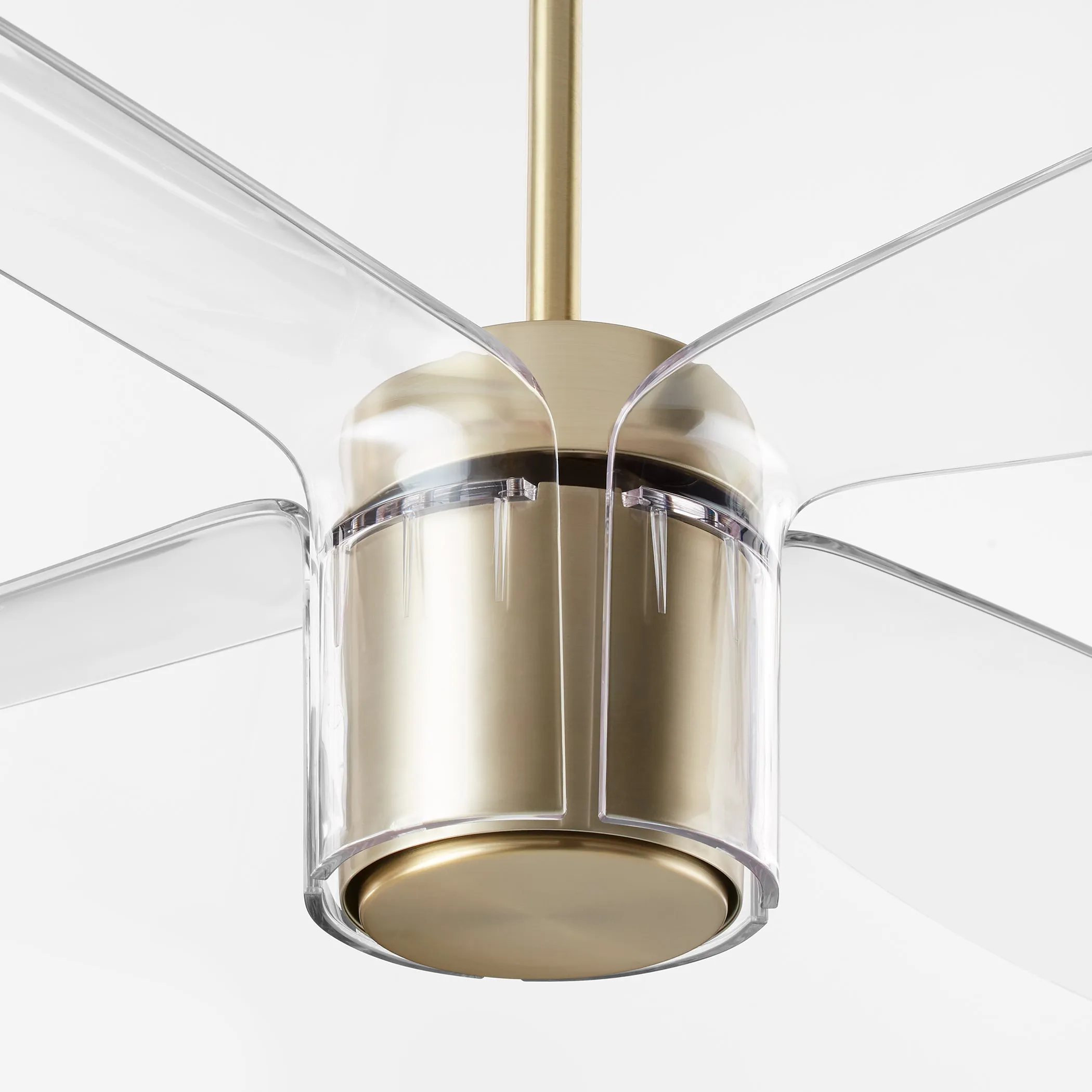 Oxygen Samaran 3-116-40 Smart Ceiling Fan, 60 inch - White, Aged Brass