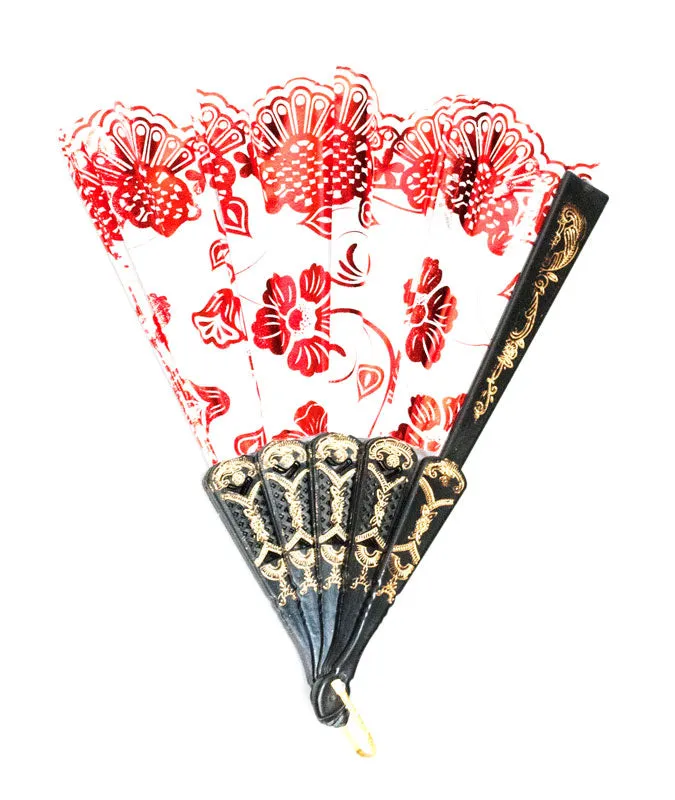 Painted Traditional Folding Hand Fan