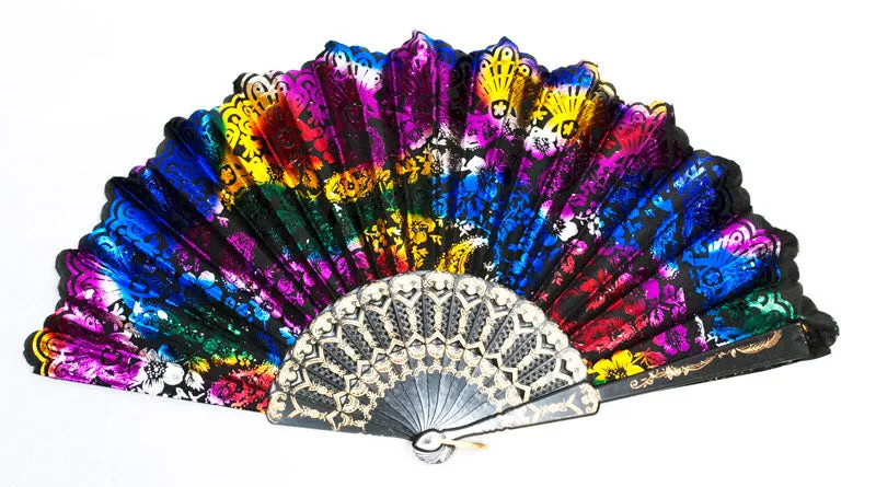 Painted Traditional Folding Hand Fan