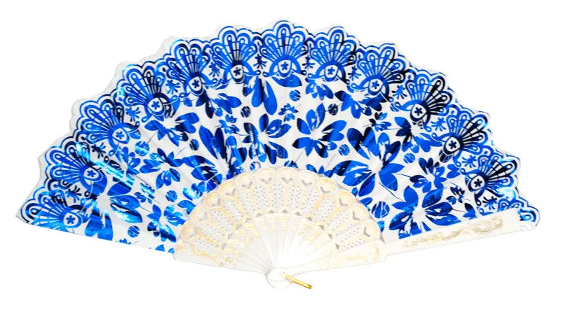 Painted Traditional Folding Hand Fan