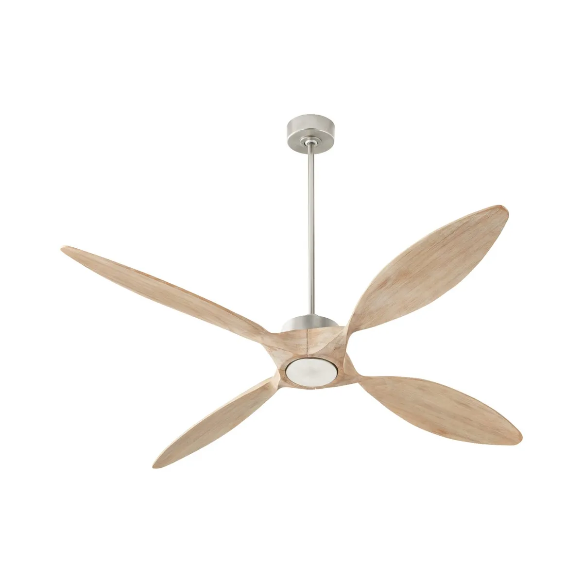 PAPILLON 66" WIFI CEILING FAN- WEATHERED GRAY/ SATIN NICKEL