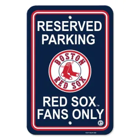 Parking Sign - Red Sox Fans