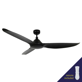 Pels Black 80W AC Ceiling Fan with No Light