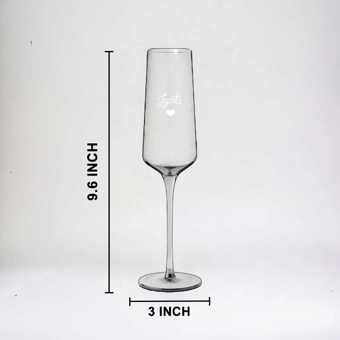 Personalized Engraved Champagne Flutes for Couple - Premium Champagne Glasses