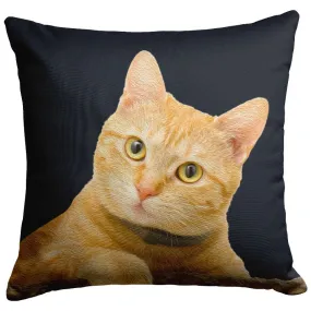 Personalized Red Cat Pillowcases - Custom Photo Pillow Covers