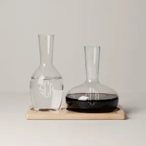 Personalized Tuscany Classics 3-Piece Carafe Set