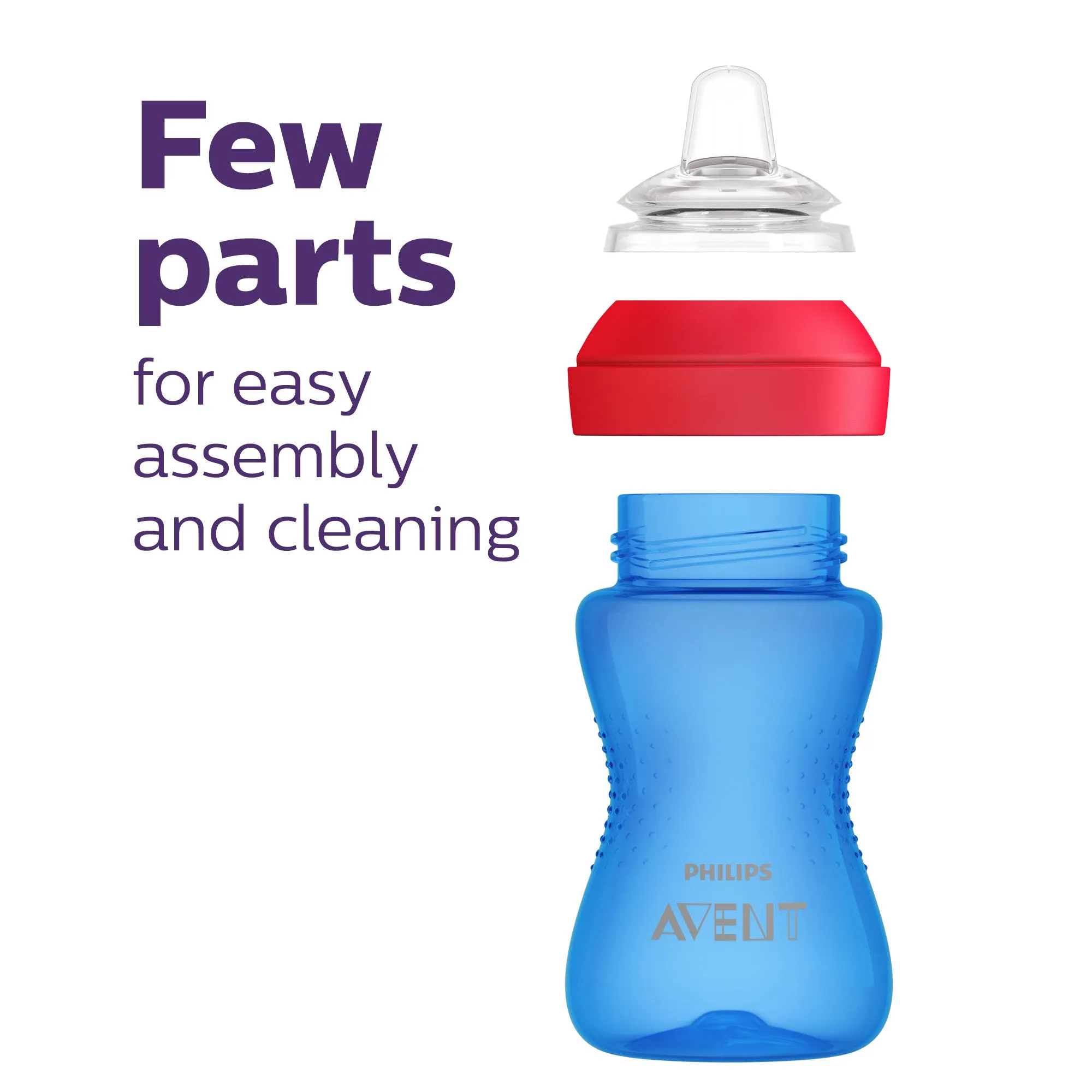 Philips Avent - My Grippy Spout Cup 10oz 2pk Blue-Green