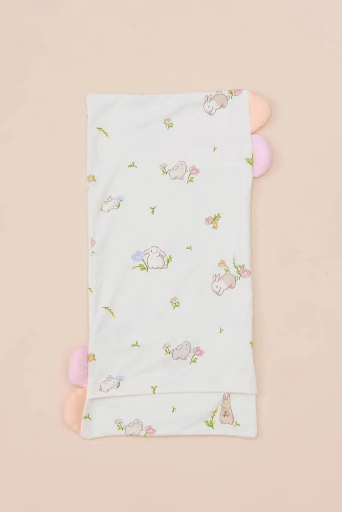 Pillow Case - Floral Bunny (Pillow not included)