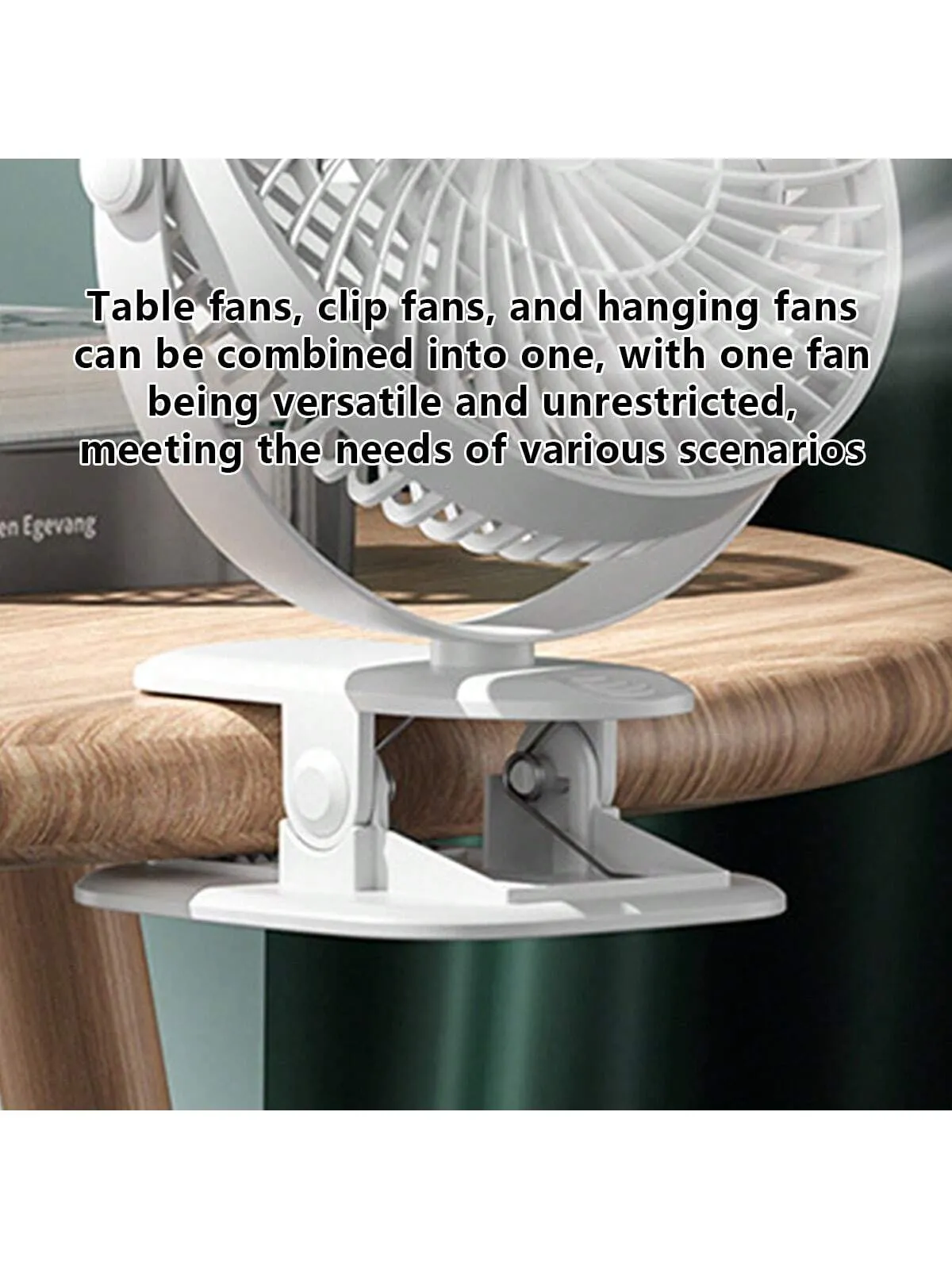 Portable Usb Rechargeable Multipurpose Clip-On Small Fan