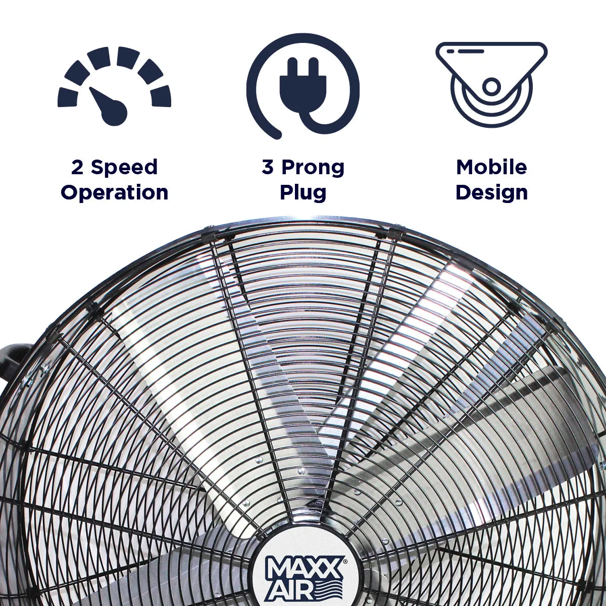 Pro FLEX Series 30 In. 2-Speed Direct Drive Drum Fan