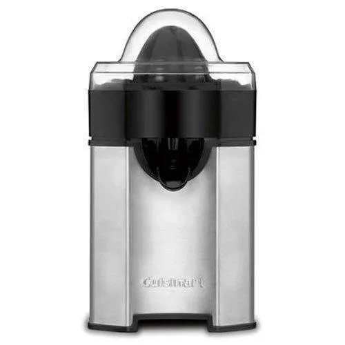 Pulp Control Citrus Juicer, Brushed Stainless, Black/Stainless