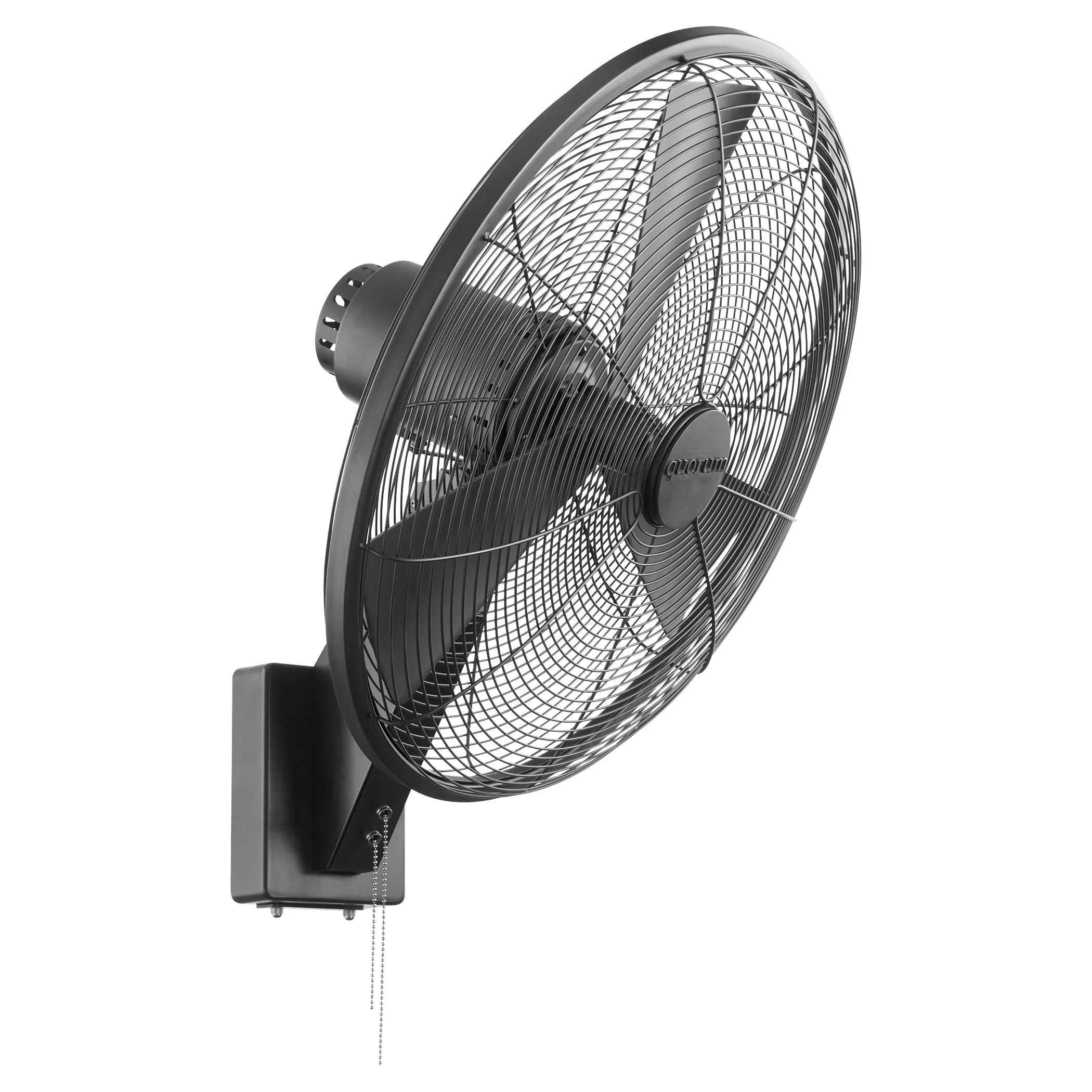 Quorum Impulse 93203-59 Patio Fan - Matte Black