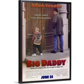 "Big Daddy (1999)" Black Float Frame Canvas Art