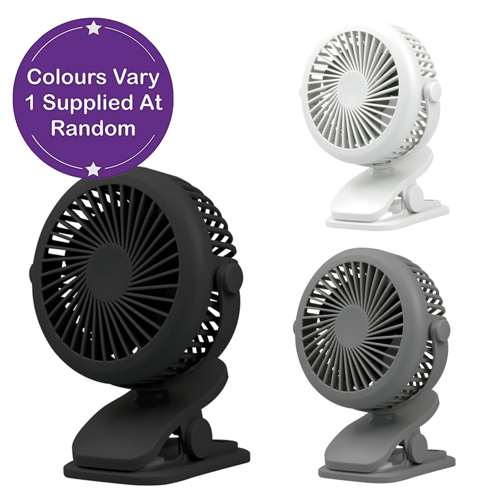 Rechargeable Clip On Mini Fan