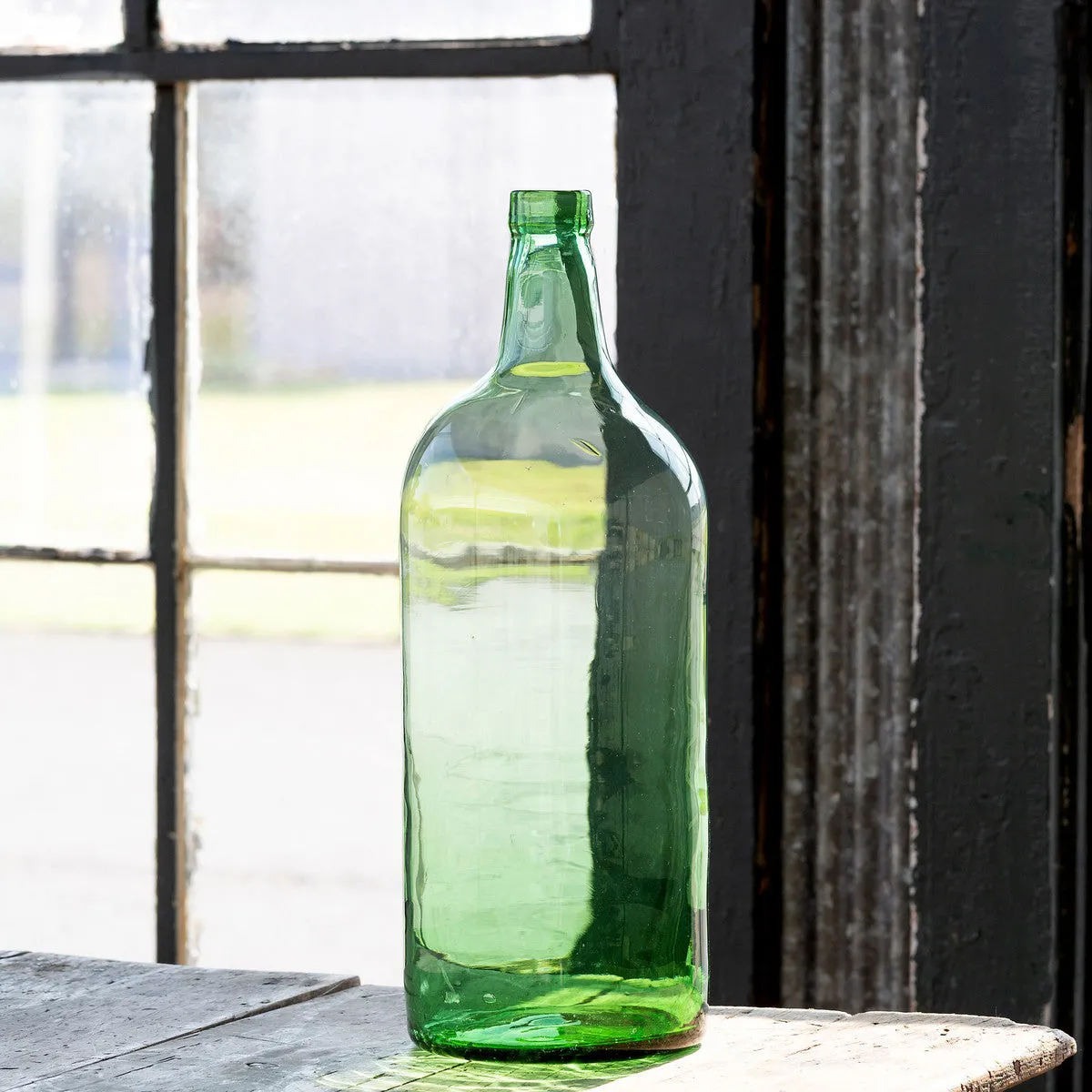 RECYCLED GLASS BOTTLE VASE