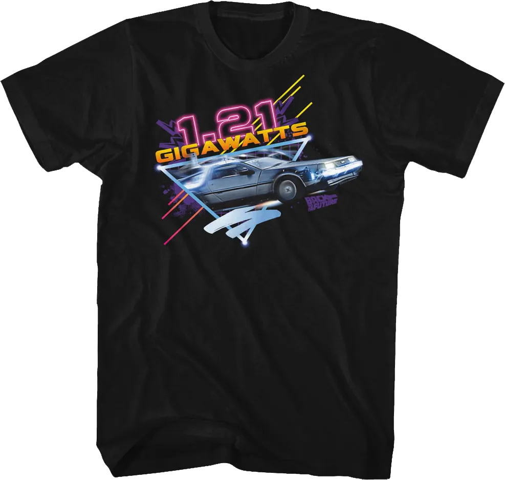 Retro 1.21 Gigawatts Back To The Future T-Shirt