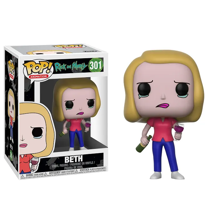 Rick and Morty Pop! Vinyl Figure Beth with Wine Glass [301]