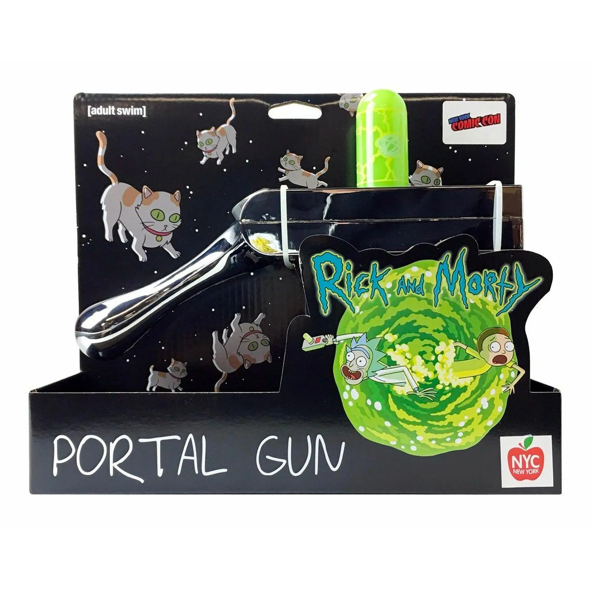 Rick And Morty Portal Gun Chrome Exclusive