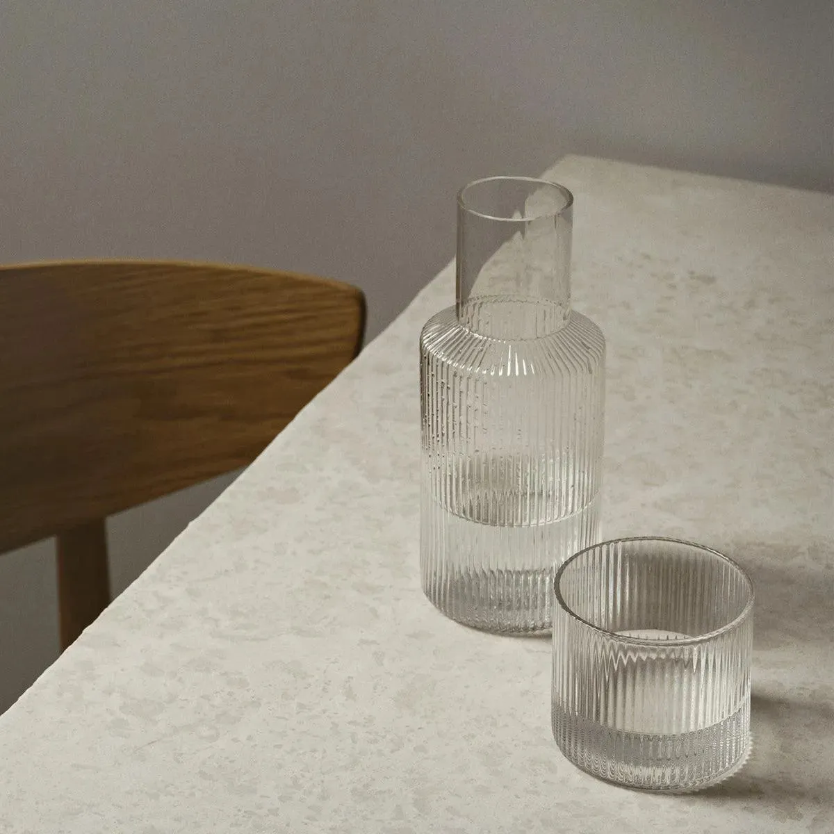 Ripple Glassware Clear - ferm LIVING