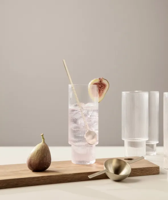 Ripple Long Drink Glasses set/4